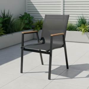 Elvisia Záhradná hliníková stolička ISLA