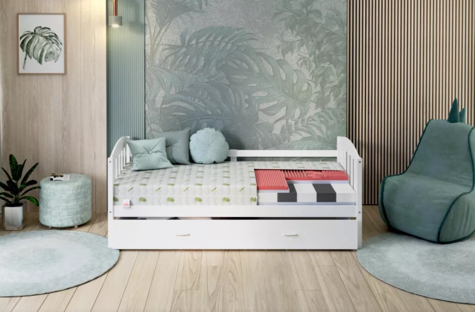 FDM Penový matrac ROVIGO Aloe vera | 90 x 180 cm – Obrázok 3
