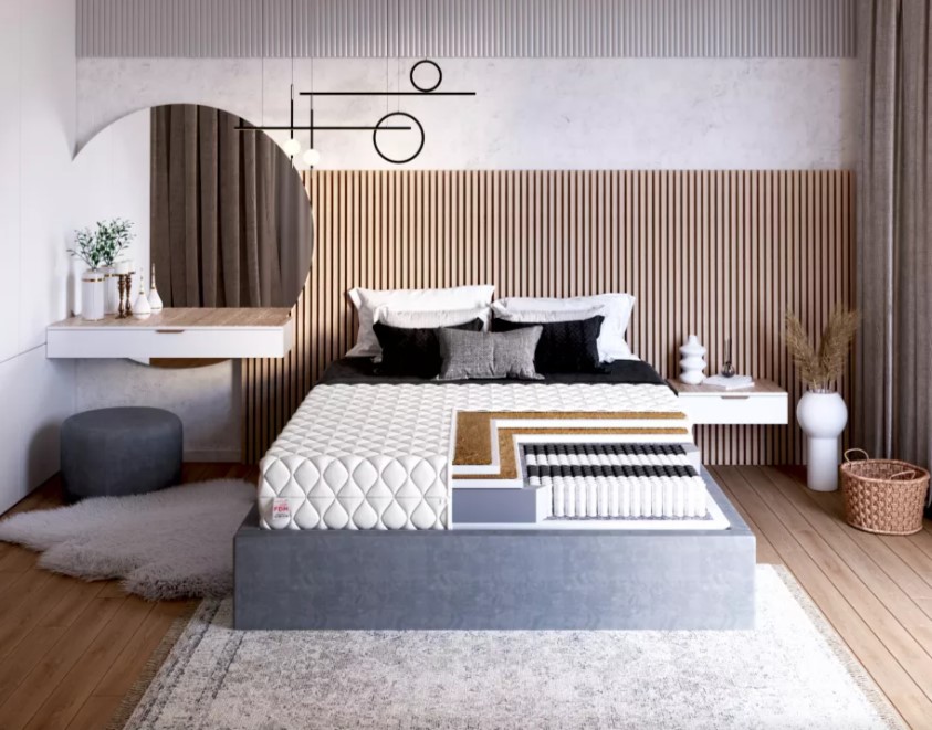 FDM Taštičkový matrac FAMILY MAX DOUBLE Premium Jersey | 140 x 200 cm – Obrázok 2