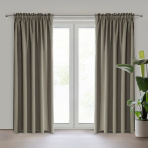 ArtFir Zatemňovací záves LOGAN P | tmavobéžová 135 x 270 cm