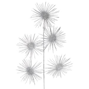 ArtFir Vianočná vetvička 46B | strieborná 43 cm