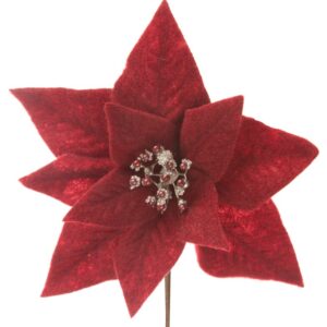 ArtFir Vianočný kvet 264 | červená 30 x 14 cm