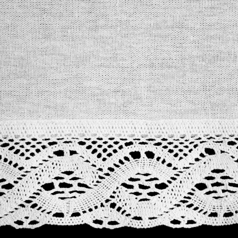 ArtFir Krátka záclona VINCE P | biela 200 x 40 cm – Obrázok 3
