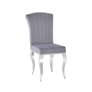 Signal Jedálenská stolička PRINCE Velvet | sivá