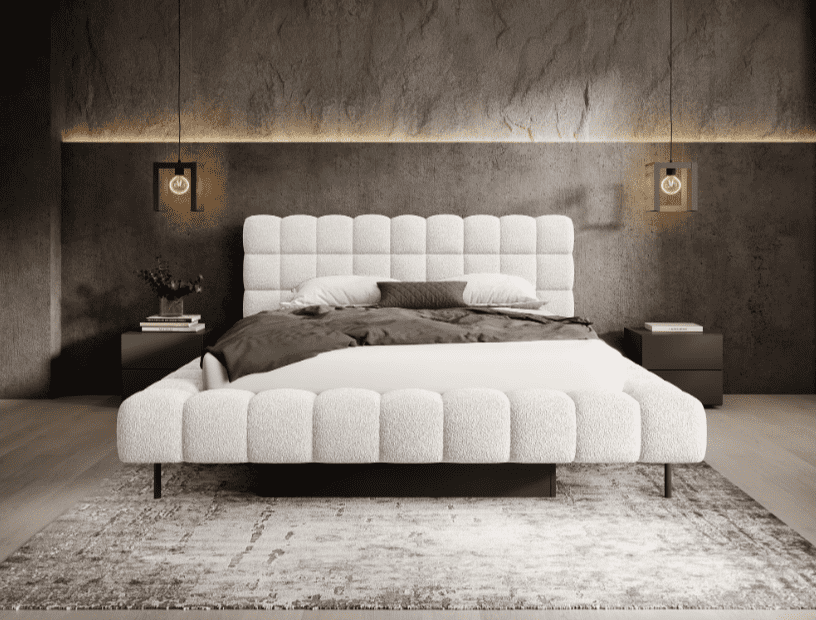 ArtElta Manželská posteľ MAGENTTA s výklopným roštom | 140 x 200 cm Farba: Amore 40 – Obrázok 5