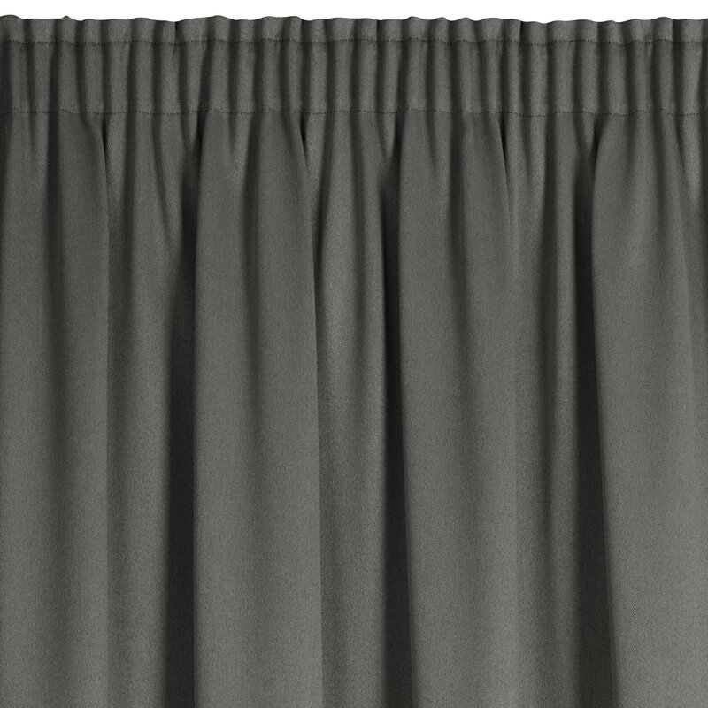 ArtFir Zatemňovací záves CARLO P | sivá 130 x 300 cm – Obrázok 4
