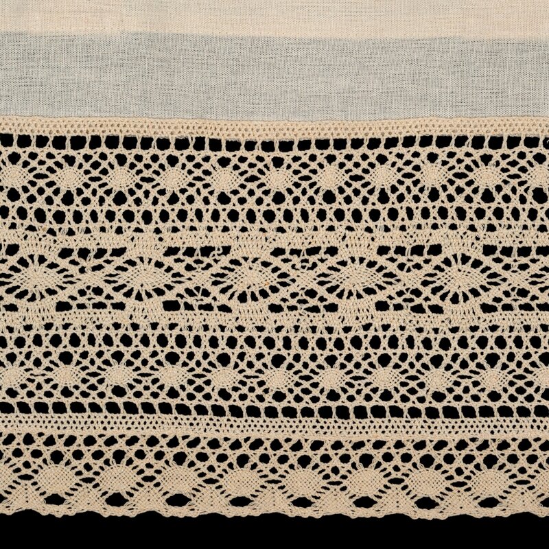 ArtFir Krátka záclona MADDELINE PU | svetlobéžová 150 x 35 cm – Obrázok 4