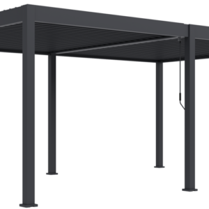 ArtRoja Bioklimatická hliníková pergola INTRO DUO voľne stojaca | antracit 6 x 4 m