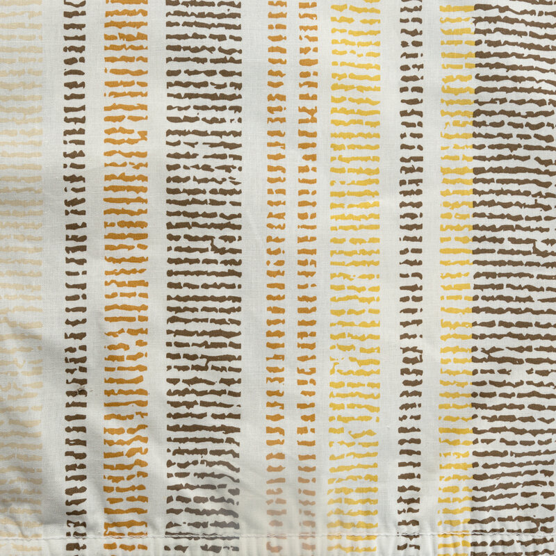 ArtFir Plachta na dvojlôžko PRINT 2 | horčicová/biela 140 x 200 x 30 cm – Obrázok 3