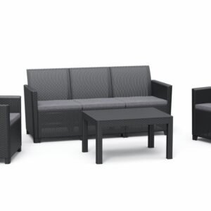 KETER Záhradný set CLARA 5 big table | grafit