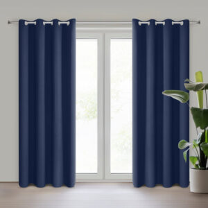 ArtFir Zatemňovací záves LOGAN K | tmavomodrá 135 x 250 cm
