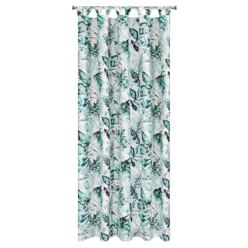ArtFir Záves na terasu GARDEN 2 PU | biela/zelená 155 x 260 cm – Obrázok 2