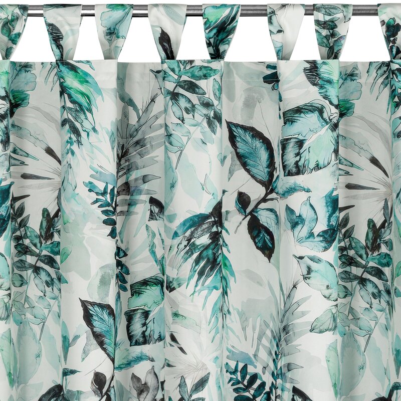 ArtFir Záves na terasu GARDEN 2 PU | biela/zelená 155 x 260 cm – Obrázok 3