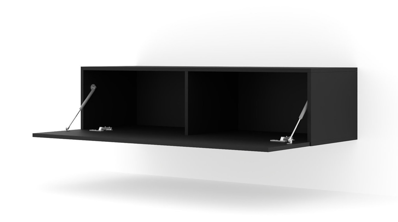 ARTBm Závesný TV stolík BINGO 120 cm | čierny mat – Obrázok 4