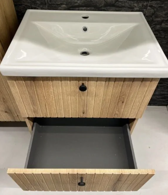 ArtDef Skrinka pod umývadlo RIETTI OAK EVOKE D60 | 60 cm – Obrázok 5