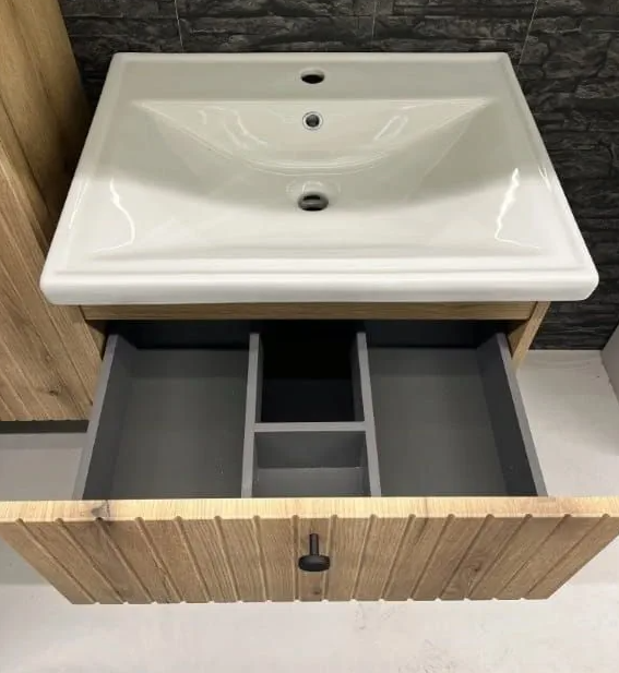 ArtDef Skrinka pod umývadlo RIETTI OAK EVOKE D60 | 60 cm – Obrázok 6