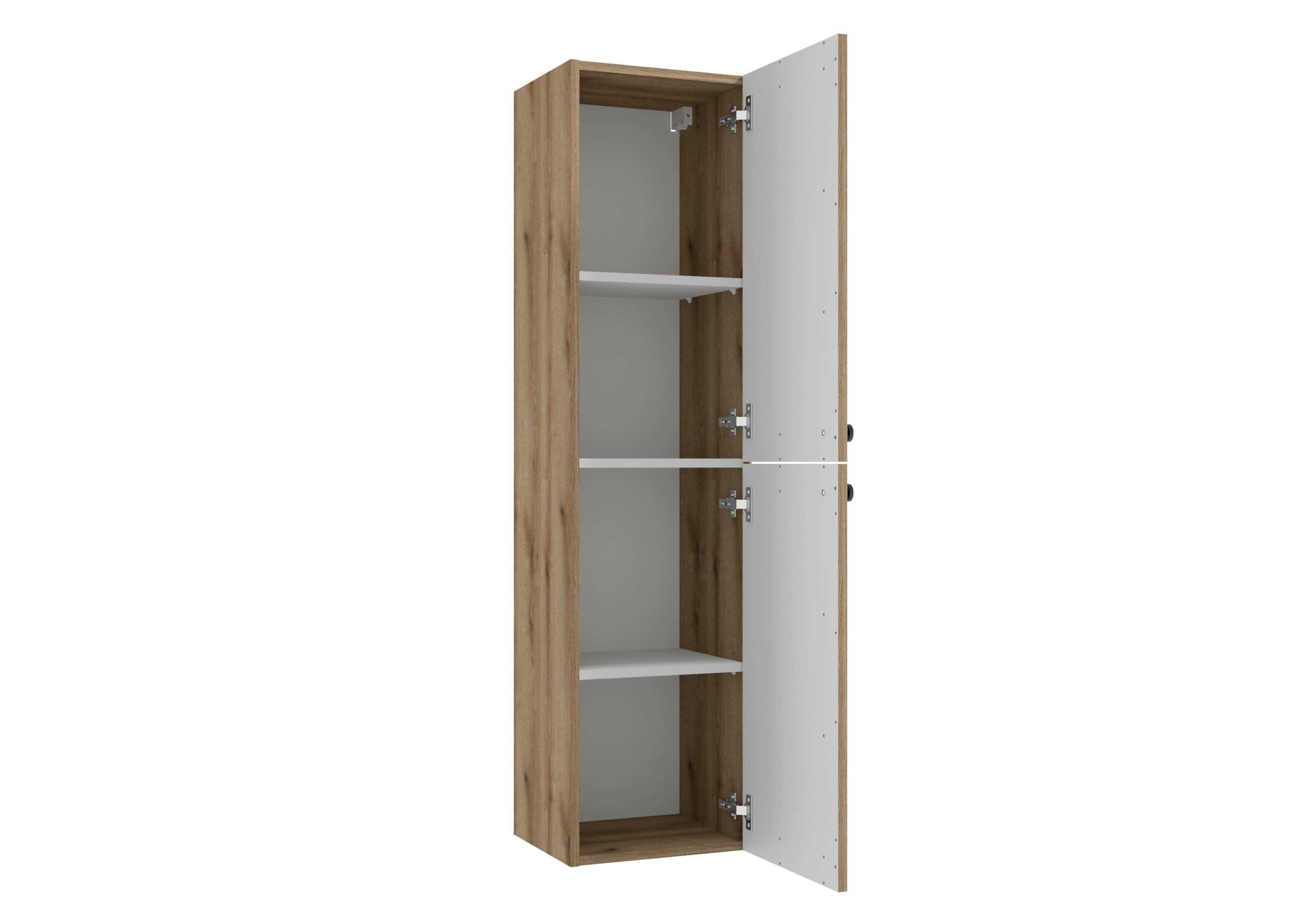 ArtDef Vysoká skrinka do kúpeľne RIETTI OAK EVOKE C35 – Obrázok 3