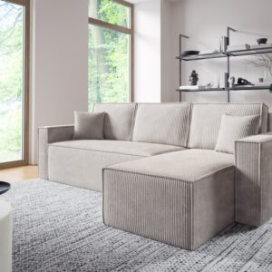 ArtPK Rohová sedacia súprava BASIC L | pravá Farba: Poso 100