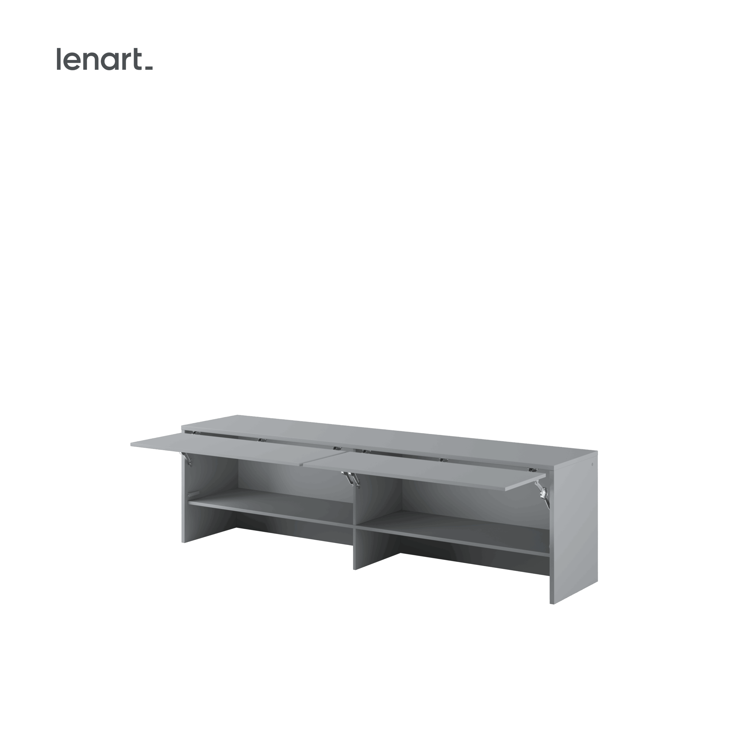Dig-net nábytok Nadstavec pre sklápaciu posteľ Lenart BED CONCEPT BC-09 | sivá – Obrázok 2