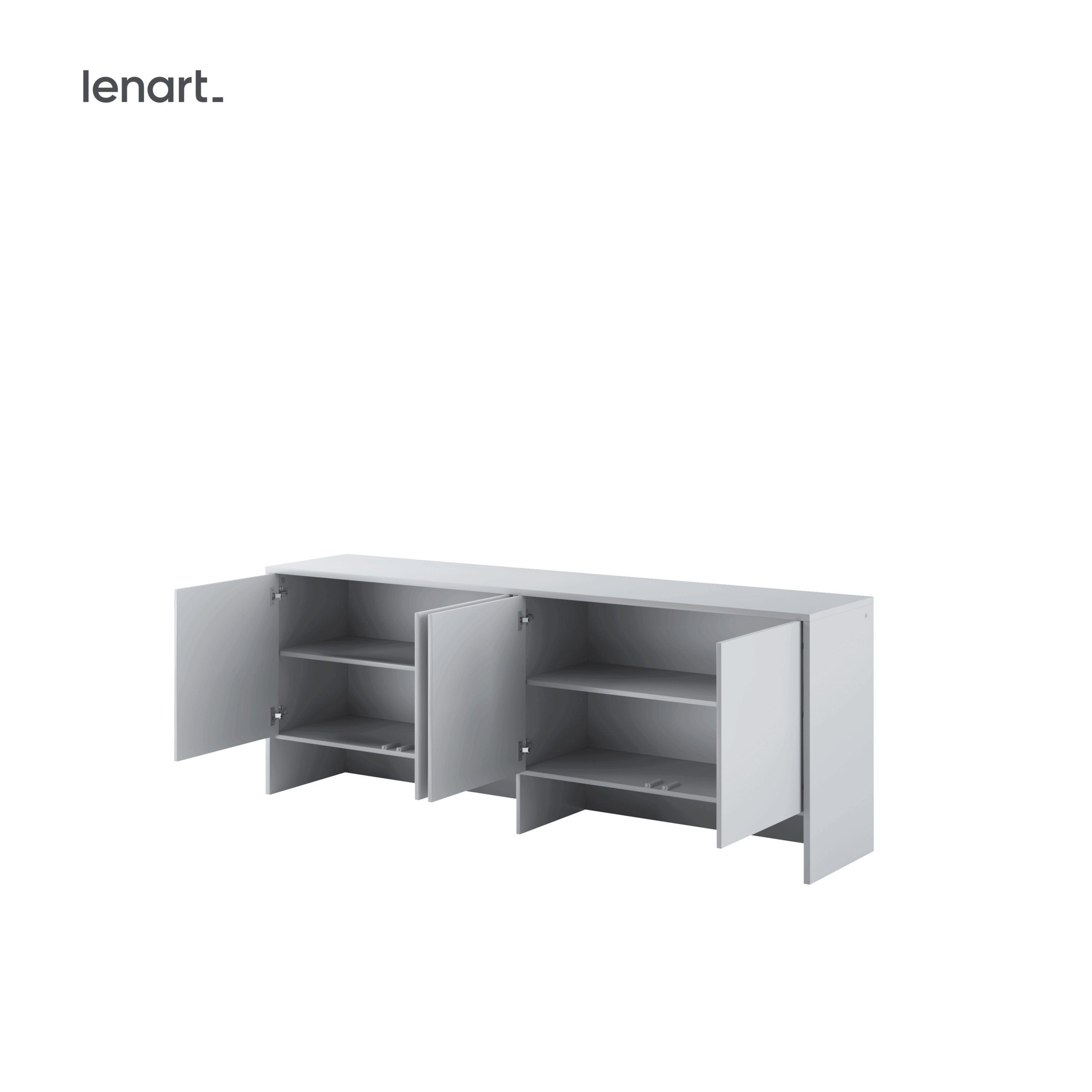 Dig-net nábytok Nadstavec pre sklápaciu posteľ Lenart BED CONCEPT BC-10 | sivá – Obrázok 3