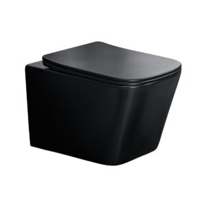 ArtCom Závesná WC misa WALL HUNG E-1060A | čierna