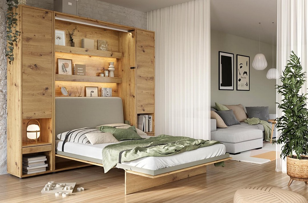 Dig-net nábytok Čalúnený panel Lenart BED CONCEPT BC-16 / 140 | modrá – Obrázok 2