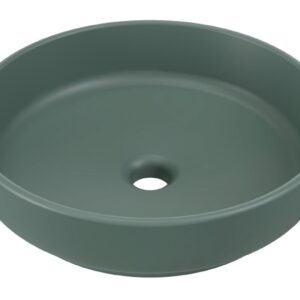 ArtCom Keramické umývadlo RIVER 1 E-6595 | zelený mat 40 cm