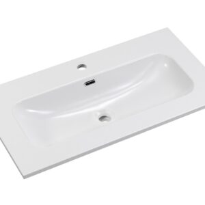 ArtCom Keramické umývadlo FLY 80 | E-8073-80 | biely lesk 80 cm