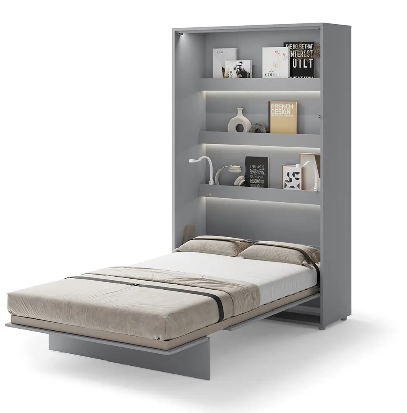 Dig-net nábytok Sklápacia posteľ Lenart BED CONCEPT BC-02 sivá | 120 x 200 cm – Obrázok 2