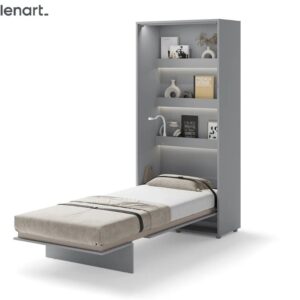 Dig-net nábytok Sklápacia posteľ Lenart BED CONCEPT BC-03 sivá | 90 x 200 cm
