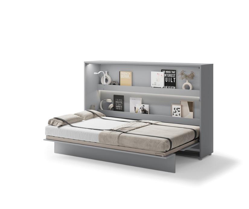 Dig-net nábytok Sklápacia posteľ Lenart BED CONCEPT BC-05 sivá | 120 x 200 cm – Obrázok 3