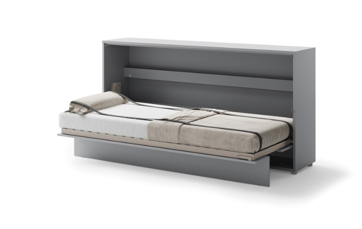 Dig-net nábytok Sklápacia posteľ Lenart BED CONCEPT BC-06 sivá | 90 x 200 cm – Obrázok 2