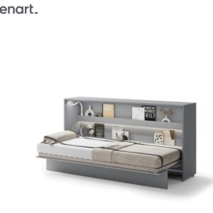 Dig-net nábytok Sklápacia posteľ Lenart BED CONCEPT BC-06 sivá | 90 x 200 cm