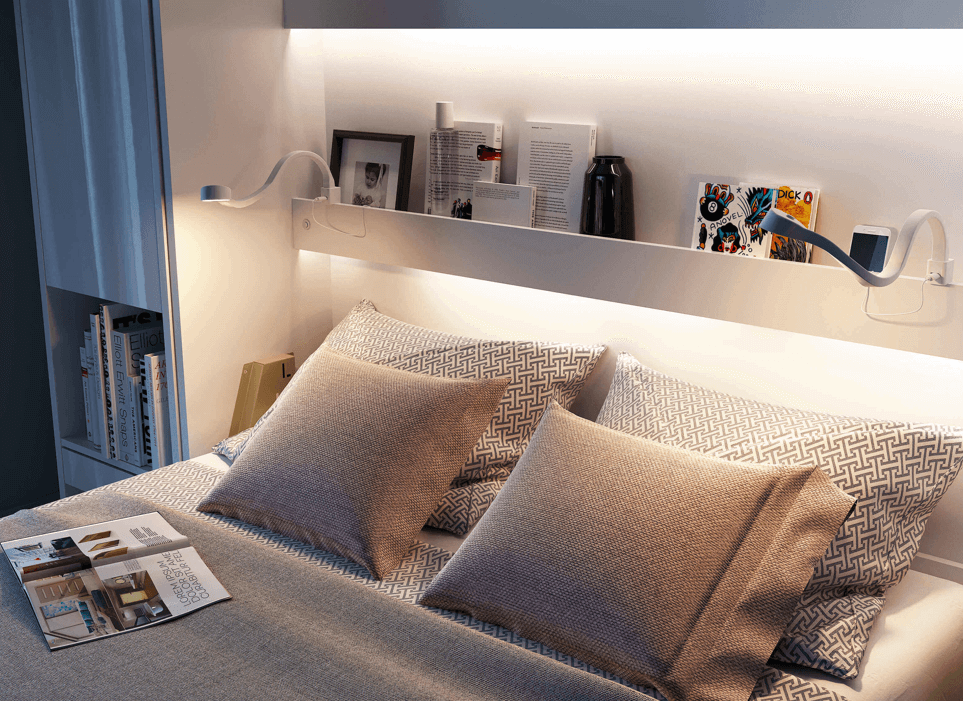 Dig-net nábytok Sklápacia posteľ Lenart BED CONCEPT BC-12 kašmír | 160 x 200 cm – Obrázok 17