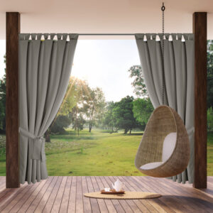 ArtFir Záves na terasu GARDEN 2 PU | strieborná 155 x 240 cm