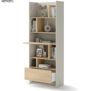 Dig-net nábytok Regál Lenart BED CONCEPT BC-22 | kašmír / dub nagano