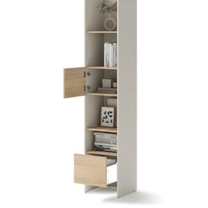 Dig-net nábytok Regál Lenart BED CONCEPT BC-23 | kašmír / dub nagano