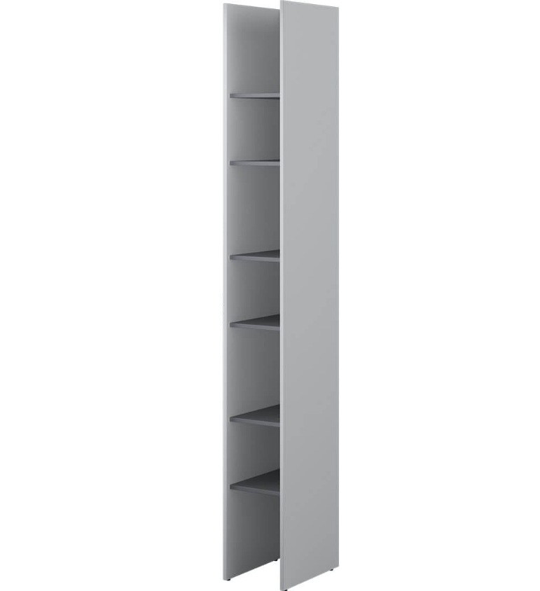 Dig-net nábytok Regál Lenart BED CONCEPT BC-24 | sivá / grafit – Obrázok 2