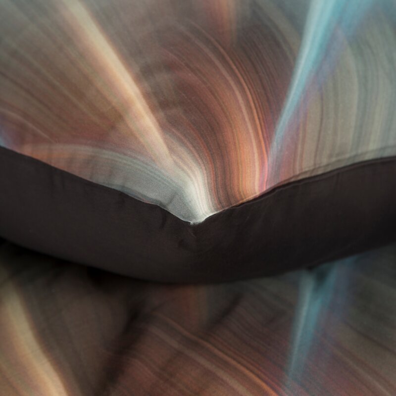 ArtFir Obliečky na dvojlôžko PRISMA | sivá/tyrkysová 220 x 200 cm – Obrázok 4