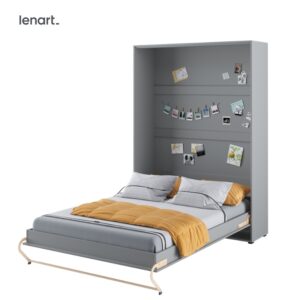 Dig-net nábytok Sklápacia posteľ Lenart CONCEPT PRO CP-01 sivá | 140 x 200 cm