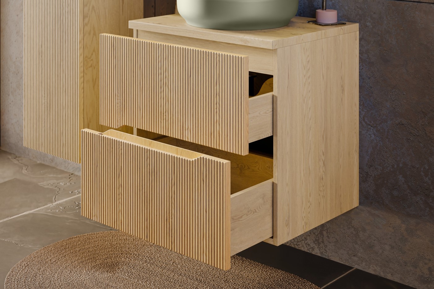 ArtCom Doska pod umývadlo CREMONA | dub Cremona Typ: Doska 120 cm / 89-120-46 – Obrázok 13