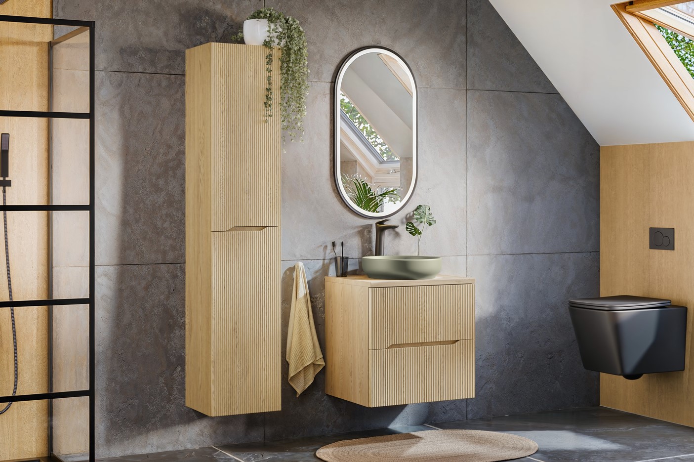 ArtCom Doska pod umývadlo CREMONA | dub Cremona Typ: Doska 120 cm / 89-120-46 – Obrázok 9