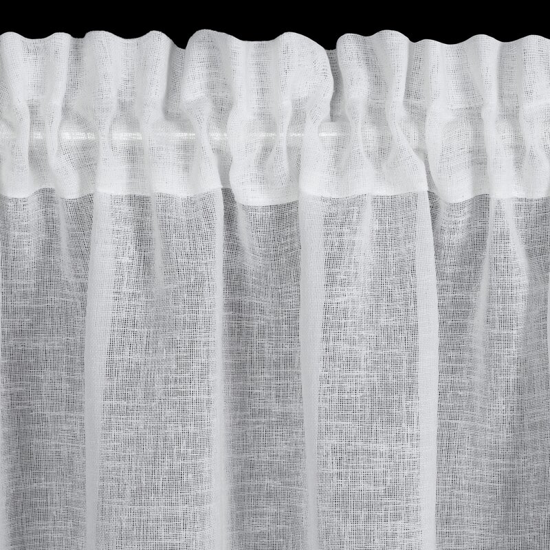 ArtFir Krátka záclona GAJA P | krémová 150 x 30 cm – Obrázok 2