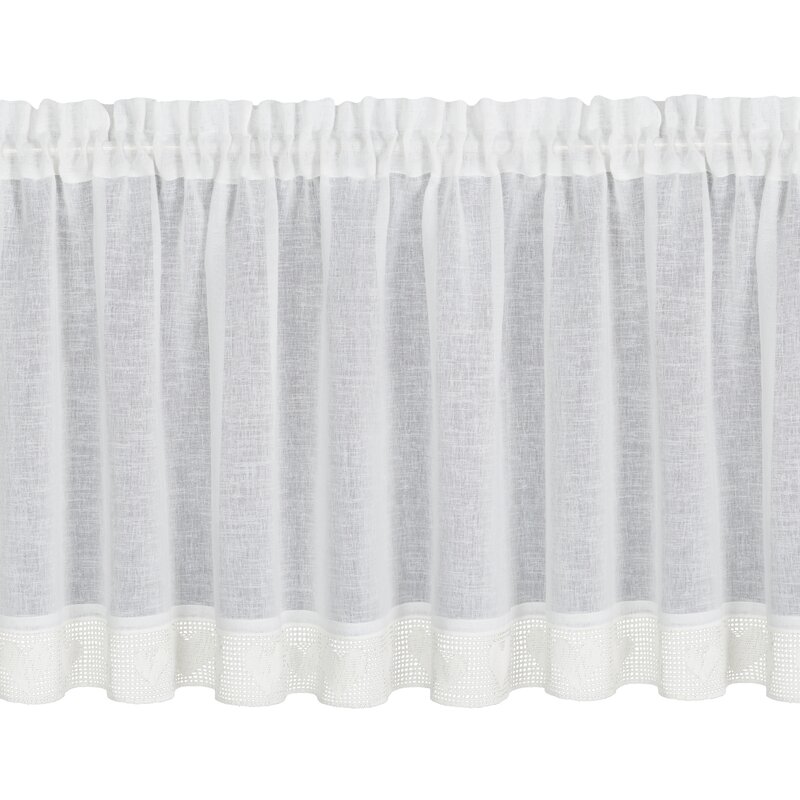 ArtFir Krátka záclona GAJA P | krémová 150 x 60 cm – Obrázok 2