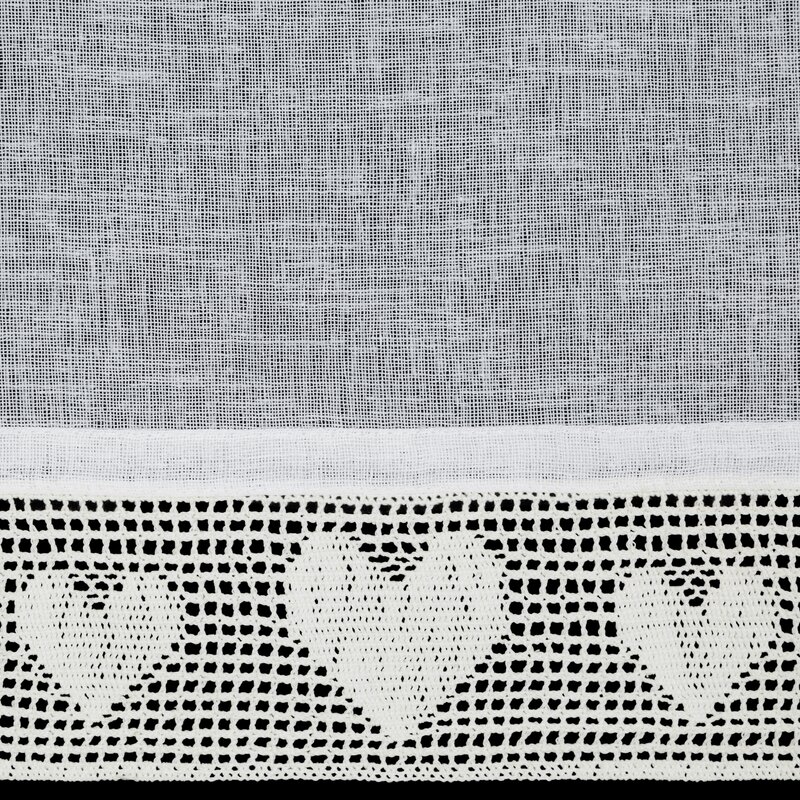 ArtFir Krátka záclona GAJA P | krémová 150 x 60 cm – Obrázok 4