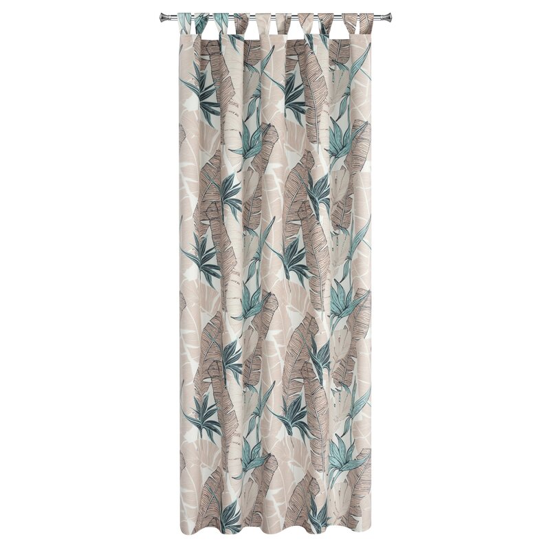 ArtFir Záves na terasu GARDEN 8 PU | béžová/zelená 155 x 260 cm – Obrázok 2