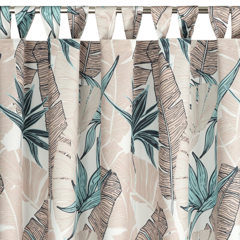 ArtFir Záves na terasu GARDEN 8 PU | béžová/zelená 155 x 260 cm – Obrázok 3