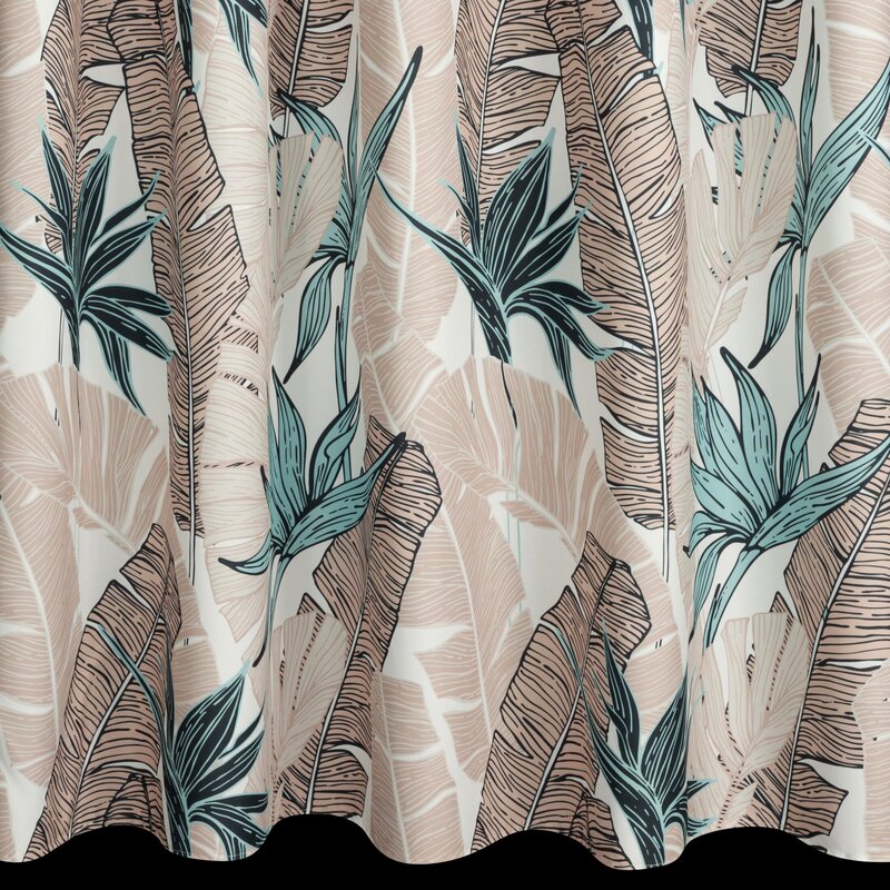 ArtFir Záves na terasu GARDEN 8 PU | béžová/zelená 155 x 260 cm – Obrázok 5