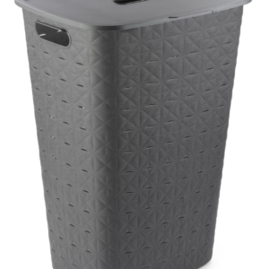 CURVER Kôš na špinavú bielizeň SOFTEX 56L | tmavosivá