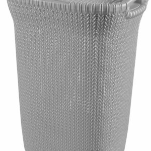 CURVER Kôš na špinavú bielizeň KNIT 57l | sivá